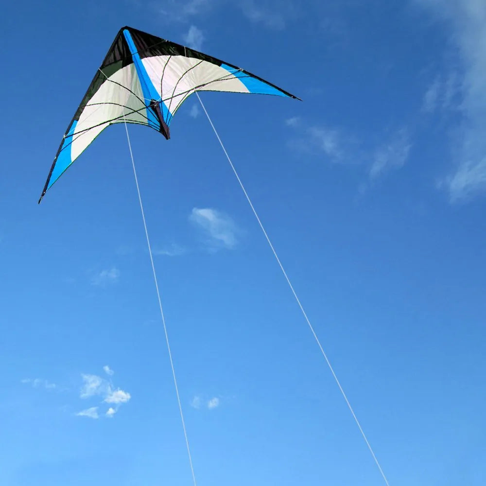 Blue Dual Line Stunt Kite - 48 Inch Professional with Handle - ToylandEU