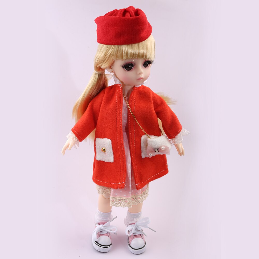 Lolita Dress 30CM BJD Doll with 15 Movable Joints and School Suit Toyland EU