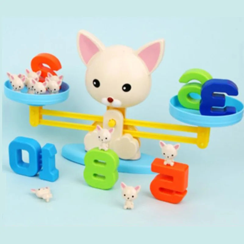 Adorable Mini Puppy Number Balance Scale Board Game - ToylandEU