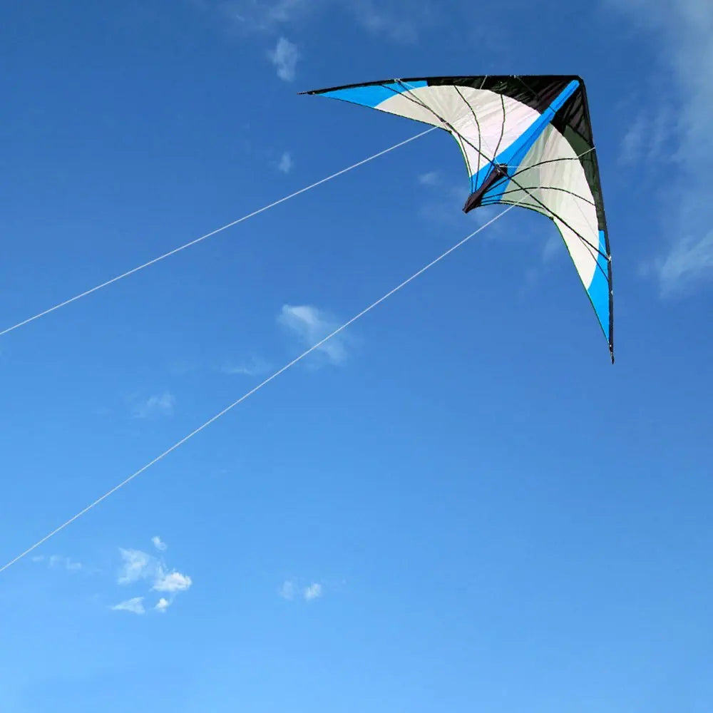 Stunt Kite | Dual-Line | 48-Inch | Blue With Handle and Line