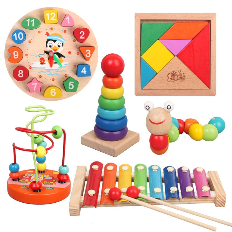 Wooden Animal Shape Puzzle Toy for Early Learning - ToylandEU