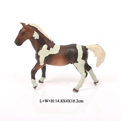 Realistic Animal Horse Action Figure Toy - Detailed Appaloosa Harvard Hannover Clydesdale Quarter Arabian Model ToylandEU.com Toyland EU