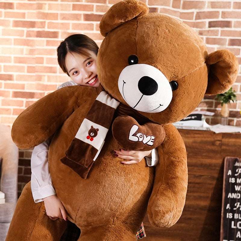 Soft and Cuddly Teddy Bear Plush Toy with Scarf - Perfect Gift for Kids and Collectors - ToylandEU