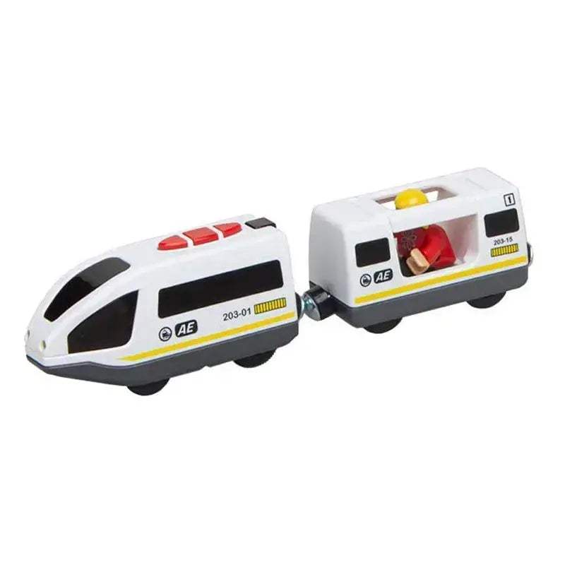 Electric Train Set for Wooden Railway Tracks Toy Gift - ToylandEU