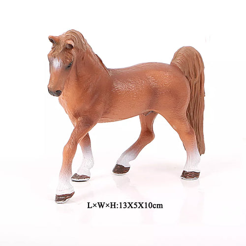 Realistic Animal Horse Action Figure Toy - Detailed Appaloosa Harvard Hannover Clydesdale Quarter Arabian Model ToylandEU.com Toyland EU