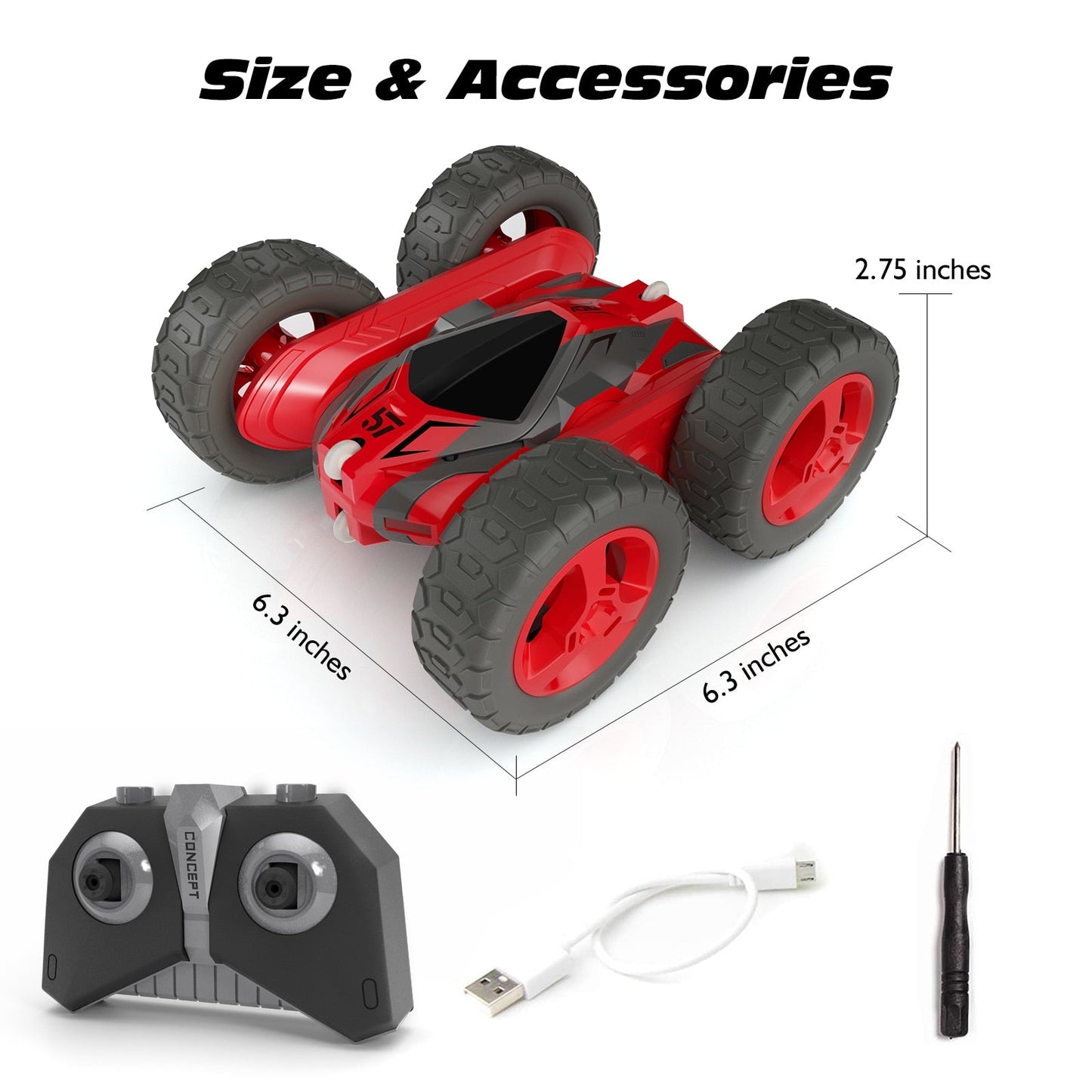 Sinovan RC Stunt Car - 4CH Drift Deformation Buggy Roll Vehicle - Remote Control Toy Toyland EU Toyland EU