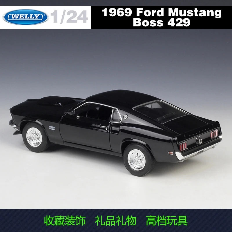 Diecast Model Car | 1-24 Scale | Ford Mustang Boss 429 | Collectible Gift
