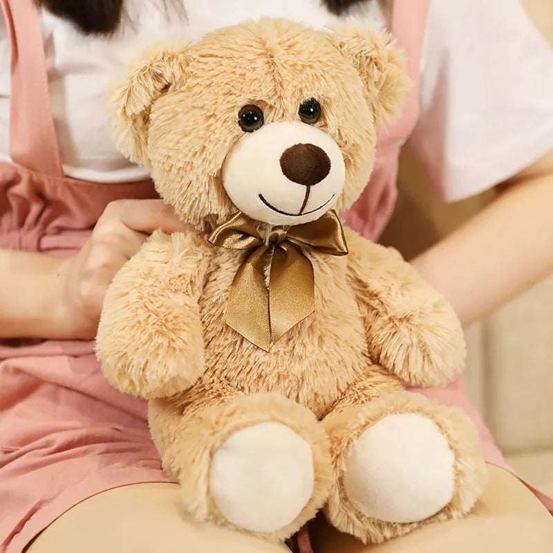 New Arrive 7 Colors 35cm Cute Bow Tie Teddy Bear Plush Toy  Doll For - ToylandEU