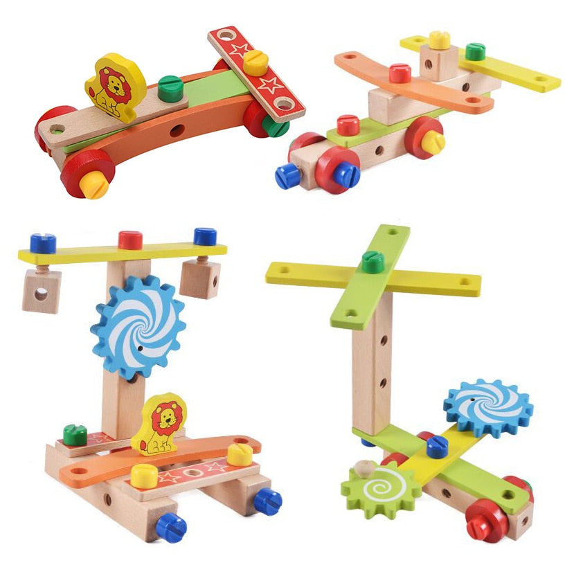 Wooden Montessori Chair Toy Set for Developing Children's Skills - ToylandEU