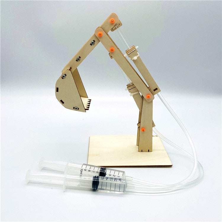STEM Needle Tube Excavator Model Kit - Educational Toy Set for Physical Science Experiments