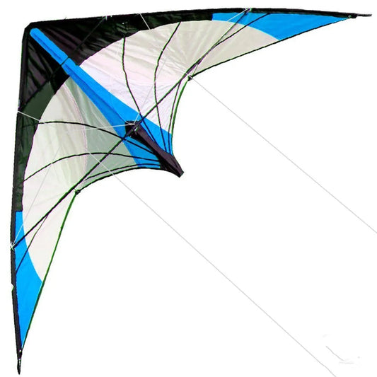 48-inch Professional Dual Line Blue Stunt Kite With Handle - ToylandEU