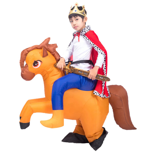 Inflatable Horse Rider Costume for Kids - Fun for Parties & Halloween!