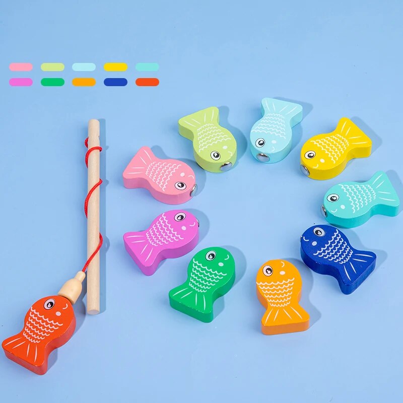 Rainbow Wooden Educational Toy Set for Early Childhood Development - ToylandEU