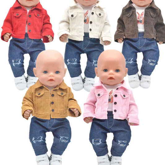 New Styles Doll Clothes and Jackets for 43cm New Born and American Dolls - ToylandEU