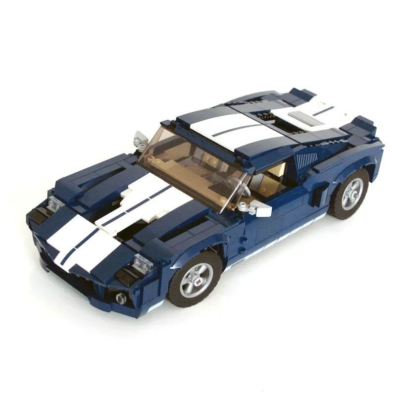 New MOC-10265 Mustangs Shelby GT500 Building Block Car Building Bricks MOC - ToylandEU
