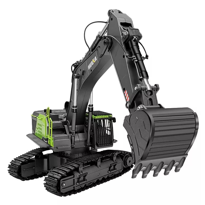 593 1:14 RC Excavator 22CH Unlimited Rotation Alloy Remote Control Truck - ToylandEU