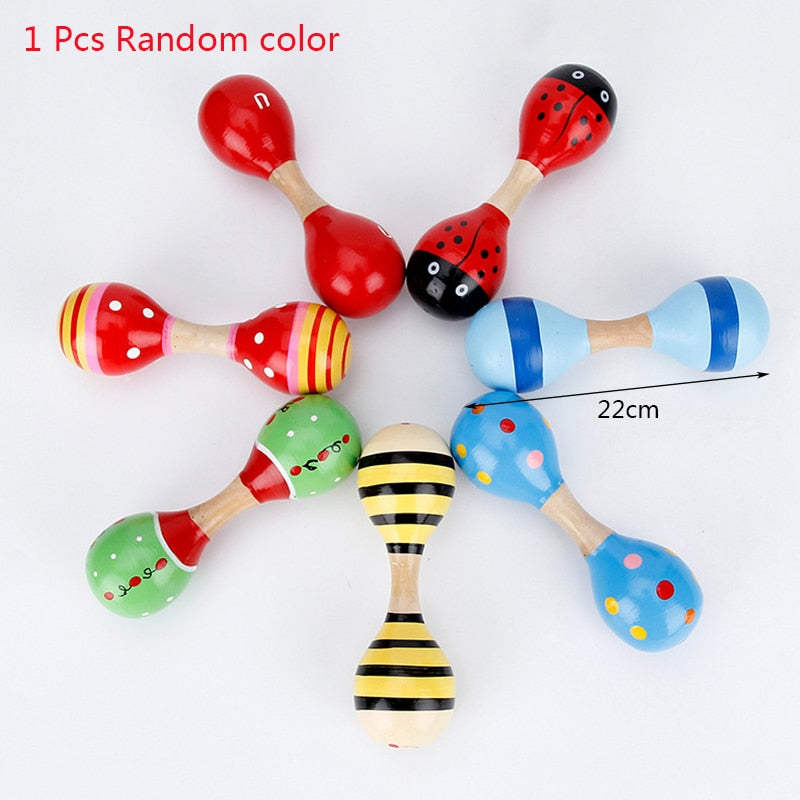 Montessori Wooden Baby Rattle and Musical Toy Set for Babies 0-12 Months Toyland EU Toyland EU
