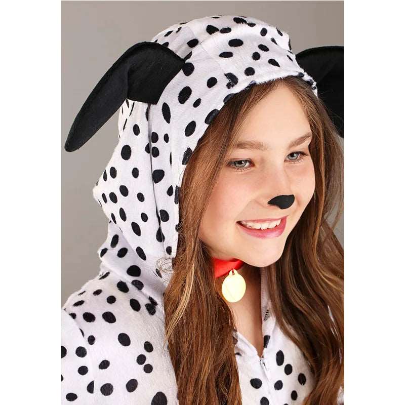 Adorable Dalmatian Jumpsuit Costume for Kids - Perfect for Halloween, Cosplay, and Carnival Celebrations