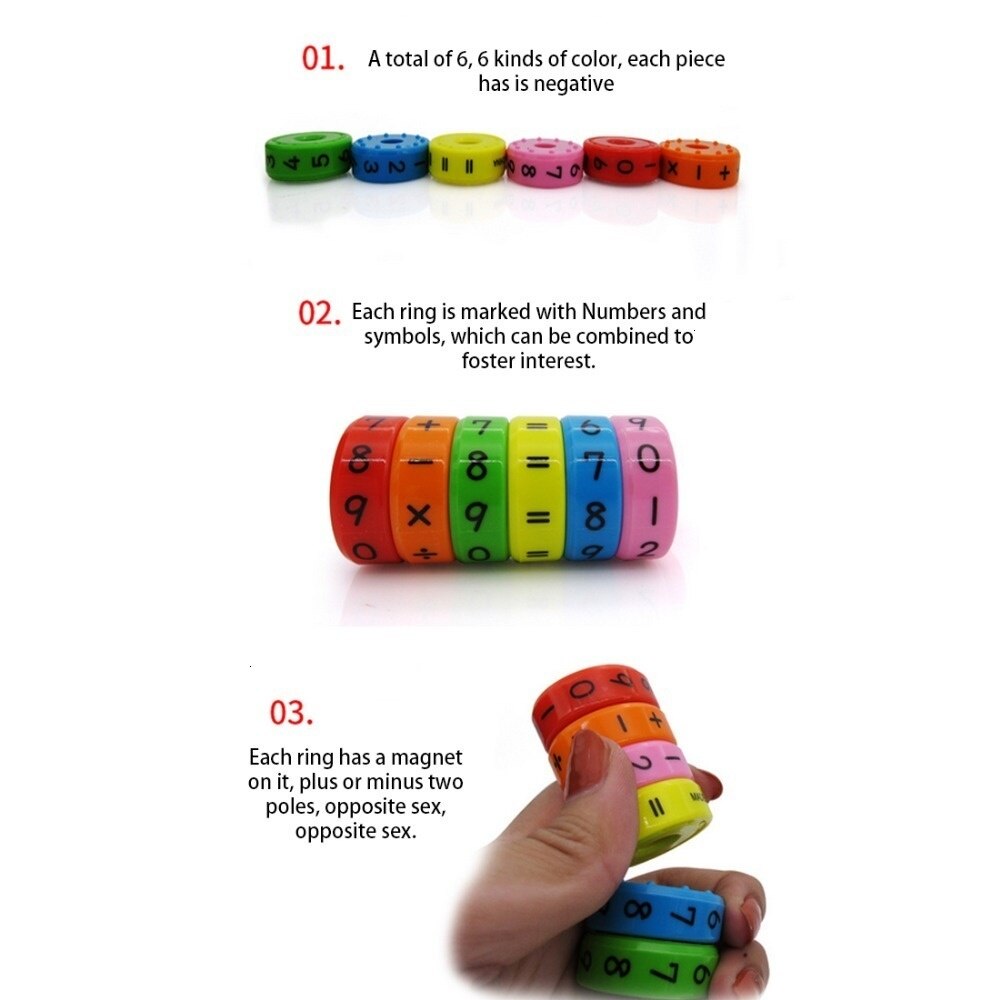 Montessori Magnetic Numbers Educational Toy Set for Preschoolers - ToylandEU