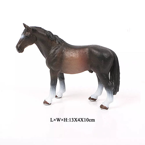 Realistic Animal Horse Action Figure Toy - Detailed Appaloosa Harvard Hannover Clydesdale Quarter Arabian Model ToylandEU.com Toyland EU