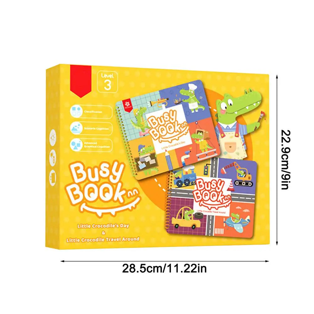 Montessori Interactive Learning Book for Toddlers 0-6 – Fun & Educational