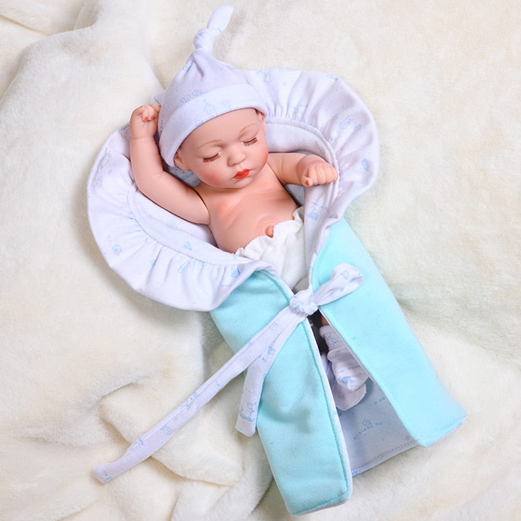 JINGXIN PRINSES 30cm Reborn Baby Doll with Full Silicone Body - Lifelike Realistic Baby Toy Toyland EU