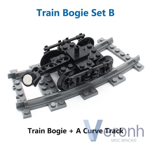 RC Train Bogie Set MOC Building Blocks Compatible Track Parts 53400 ToylandEU.com Toyland EU