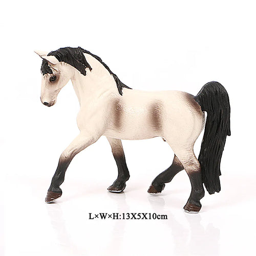 Realistic Animal Horse Action Figure Toy - Detailed Appaloosa Harvard Hannover Clydesdale Quarter Arabian Model ToylandEU.com Toyland EU