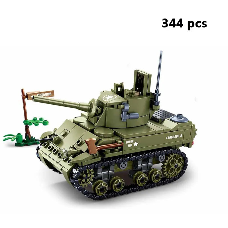 Military WW2 Airplane and Tank Model Construction Toys - ToylandEU