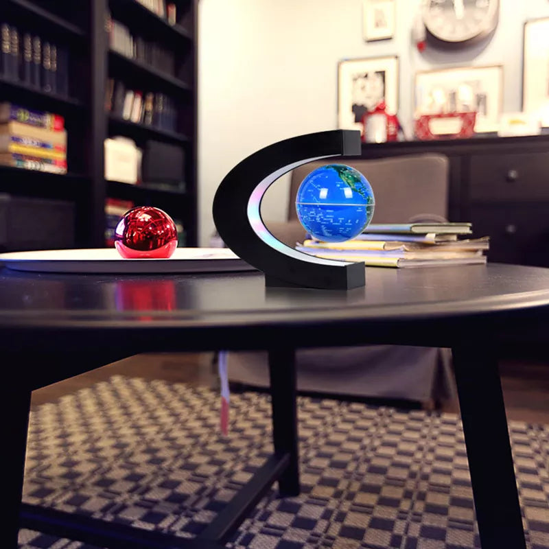 Floating Magnetic Levitation Globe with LED World Map and Antigravity Lamp Ball - ToylandEU