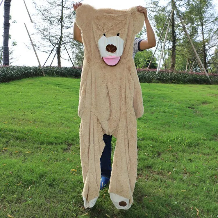 Giant 200cm America Bear Stuffed Animal Cover - Funny Addition - ToylandEU