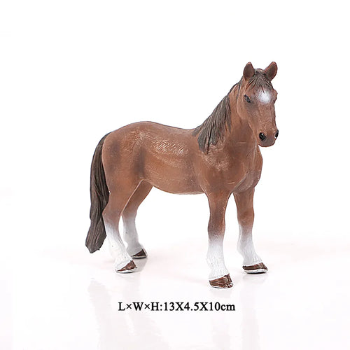 Realistic Animal Horse Action Figure Toy - Detailed Appaloosa Harvard Hannover Clydesdale Quarter Arabian Model ToylandEU.com Toyland EU