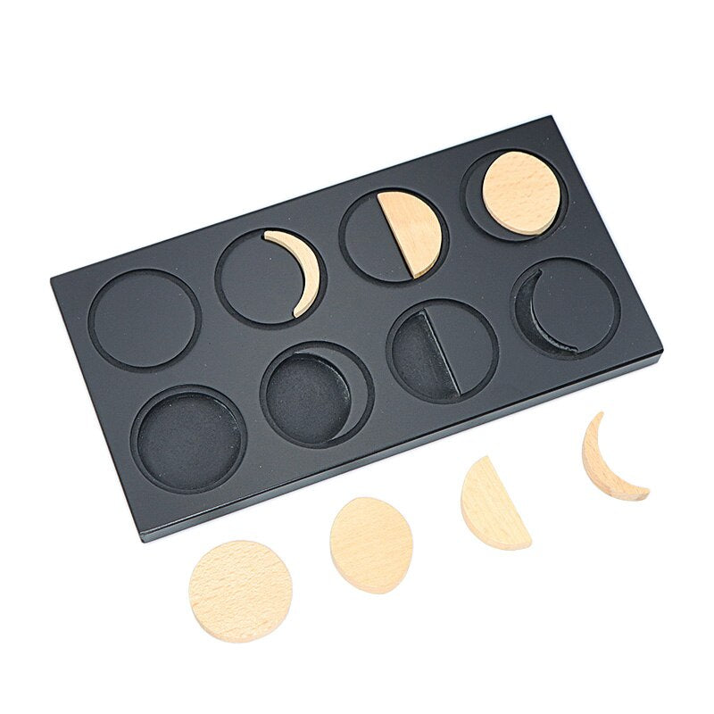 Educational Montessori Moon Phases Puzzle Toy for 3+ Year Old Children - ToylandEU