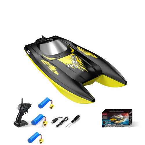 2.4GZH Remote Control Boat Dual Motors 10 KM/H 9 Inches Radio Control ToylandEU.com Toyland EU