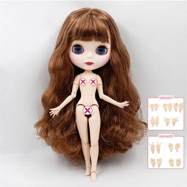 ICY DBS Blyth Doll Joint Body White Black Dark Skin DIY Makeup Special Price Gift Set - ToylandEU