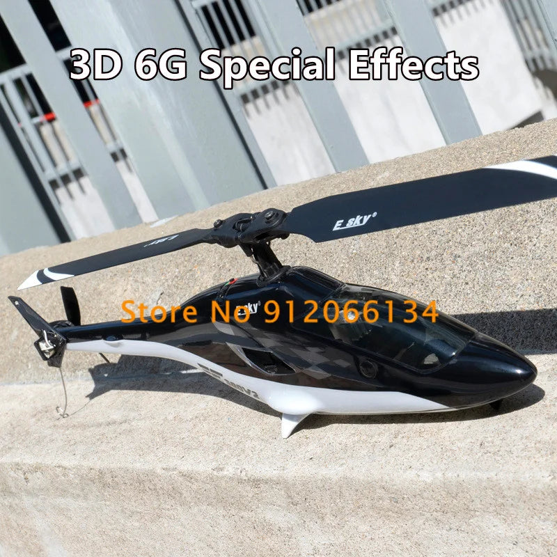 6G Mini RC Helicopter - LED Stunt Flyer with Flybarless Precision