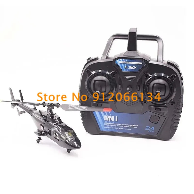 6G Mini RC Helicopter - LED Stunt Flyer with Flybarless Precision