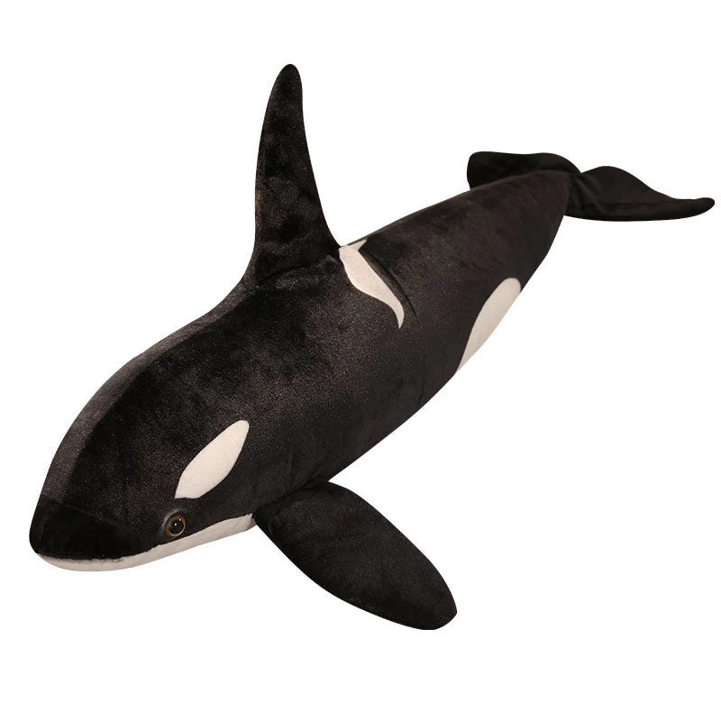 Lifelike Orca Whale Plush Toy Soft Cotton Stuffing 50-130cm