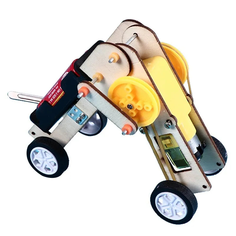 DIY Wooden Electric Crawling Robot Kit for Children - ToylandEU