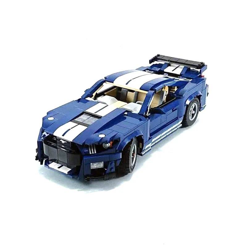 New MOC-10265 Mustangs Shelby GT500 Building Block Car Building Bricks MOC - ToylandEU