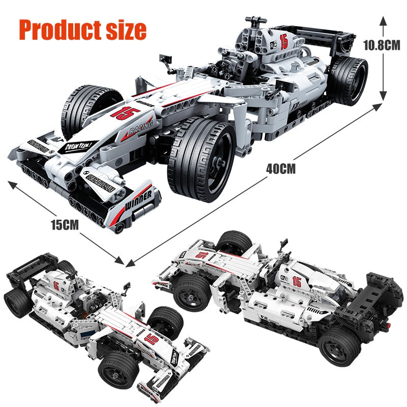 City Racing Car Remote Control Building Blocks Toys for Children - ToylandEU