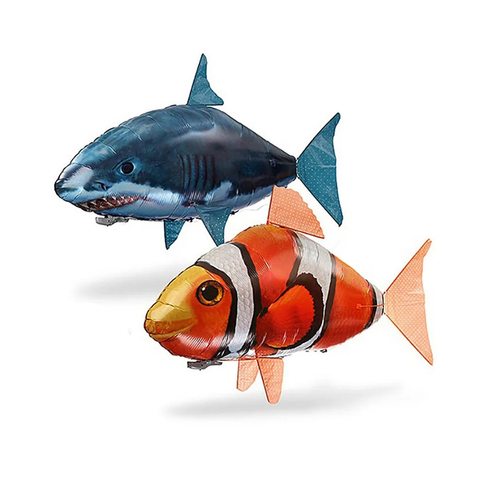 Air Swimmer Remote Control Shark Balloon Toy for Kids