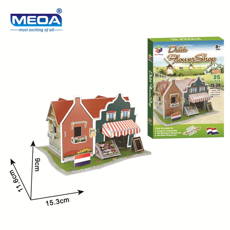 3D Puzzle | World Famous Architecture Buildings | 40 Styles Collection | Ages 6+