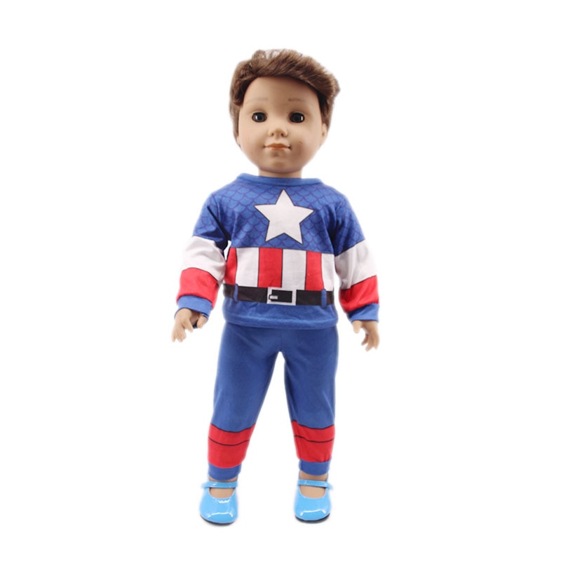Super Hero Doll Clothes Suit for 16-18 Inch Girl Dolls and 43cm Born Baby Dolls Toyland EU Toyland EU
