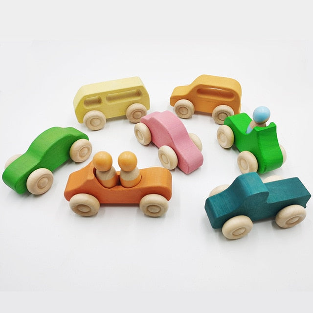 Montessori Wooden Arch Bridge Building Blocks Set for Kids - 100 Piece Toyland EU