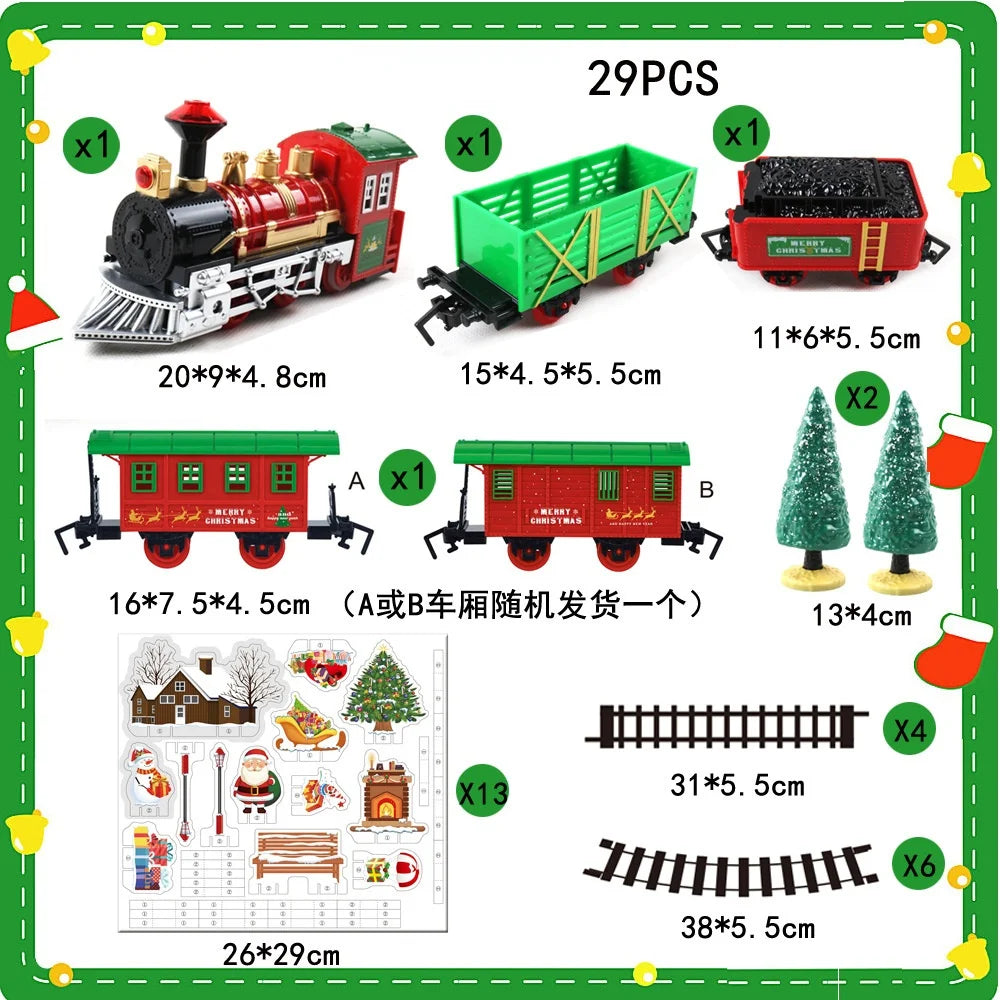 Explore the World of Transportation with Our Electric Train Toy Car Railway Model