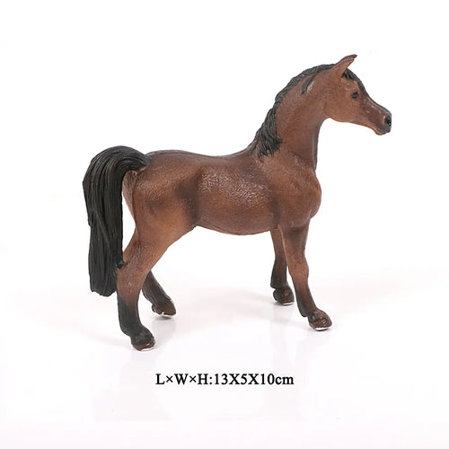 Realistic Animal Horse Action Figure Toy - Detailed Appaloosa Harvard Hannover Clydesdale Quarter Arabian Model ToylandEU.com Toyland EU