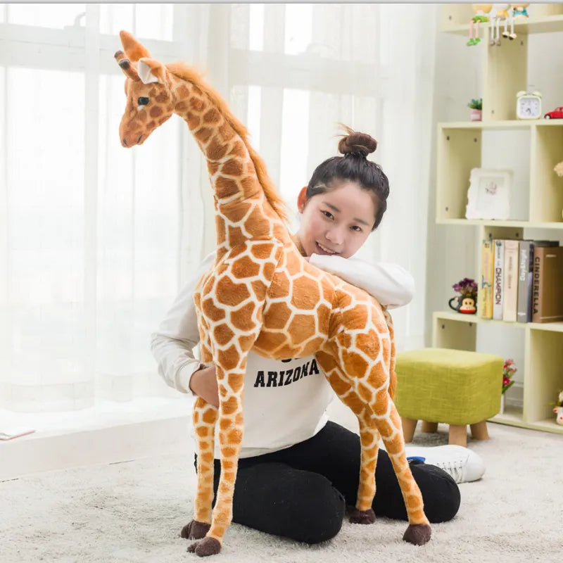 Giant size Giraffe Plush Toys Cute Stuffed Animal Soft Giraffe Doll