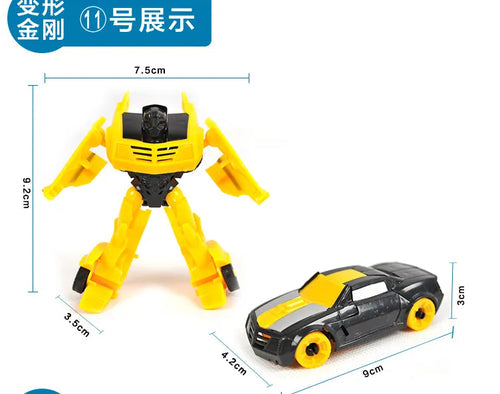 Transforming Yellow Car Robot Building Model Kit for Kids AliExpress Toyland EU