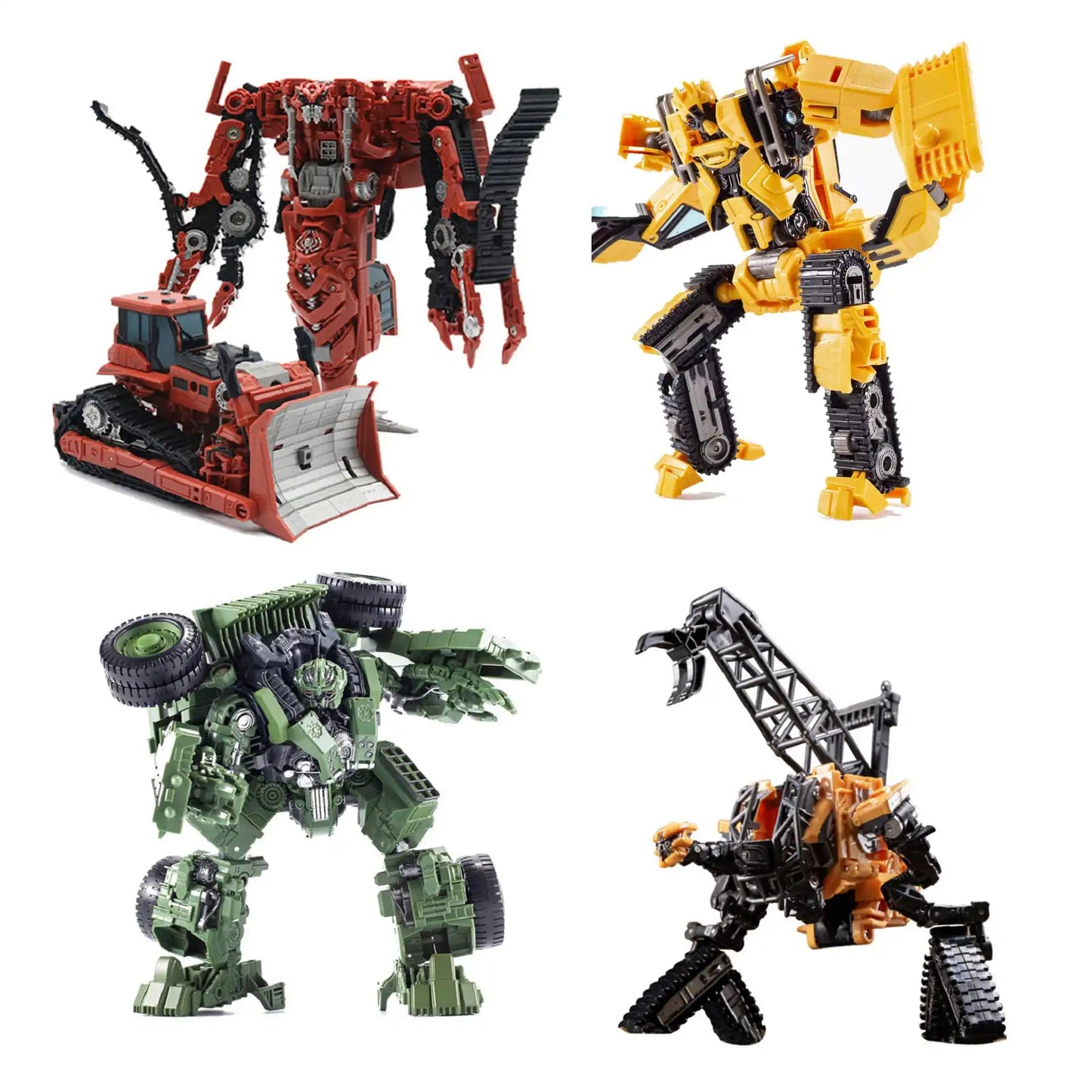 AOYI Toys SS Devastator TF5 Metal Overload Roaring Roll 8 IN 1 Vehicle - 48CM ABS Plastic Robot Figure - ToylandEU